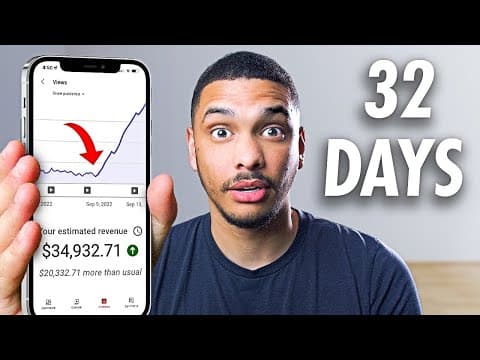 How To Become Successful On YouTube In 32 Days (And Start Making Money) thumbnail