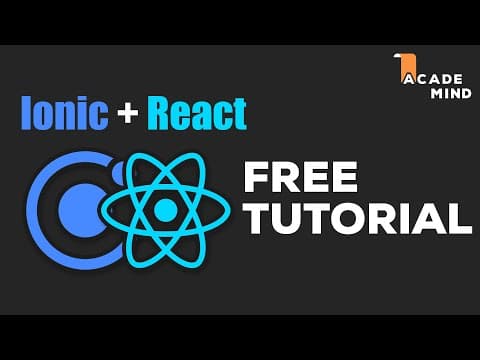 Ionic + React - Tutorial for Beginners thumbnail