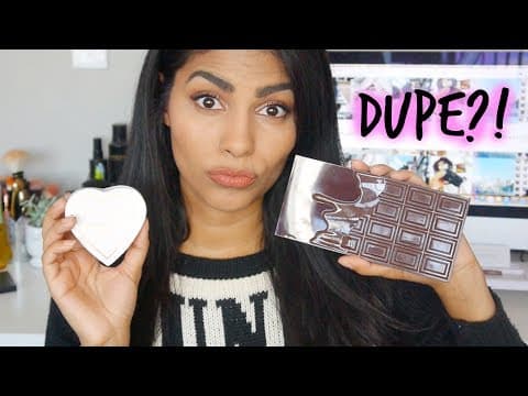 TRYING CHEAP MAKEUP by MAKEUP REVOLUTION: Is It a Dupe?! thumbnail