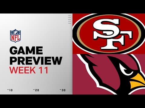 San Francisco 49ers vs Arizona Cardinals | Week 11 Game Preview thumbnail