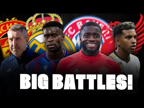 🚨 BOMB FREE AGENTS BIG BATTLE! MAN UNITED ONE MORE! RODRYGO, GUEHI, UPAMECANO… thumbnail