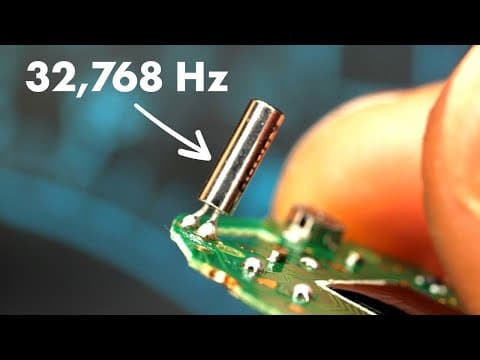 How a quartz watch works - its heart beats 32,768 times a second thumbnail