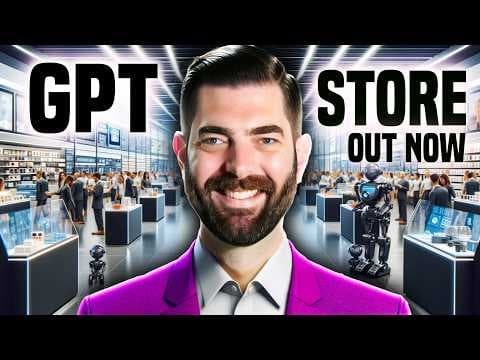 ChatGPT Store is Here! How to Use and Make Money thumbnail