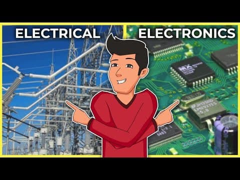 ELECTRICAL vs ELECTRONICS Engineering | What's the Difference? thumbnail