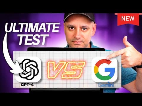 GPT-4 vs Gemini Ultra: Which AI Chatbot Wins? thumbnail