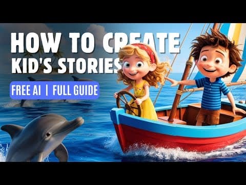 How to Create Animated Kids' Story Videos with AI! | Step-by-Step Tutorial thumbnail