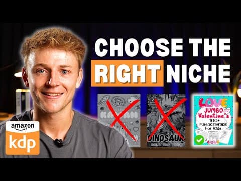 ⁠How To Find Winning Amazon KDP Niches In 2025 thumbnail
