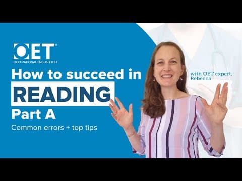 How to succeed in OET Reading Part A thumbnail