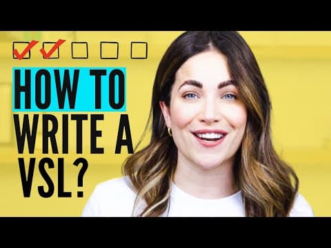 How To Write A High Converting Video Sales Letter (VSL) From Scratch thumbnail