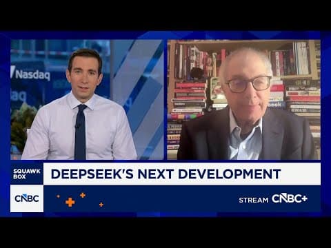 Wired's Steven Levy on DeepSeek's latest AI model, state of AI tech race thumbnail