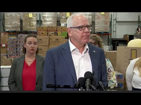 Tim Walz Announces $4 Million in Emergency Funding, tells Trump: “Stop Terrorizing People" thumbnail
