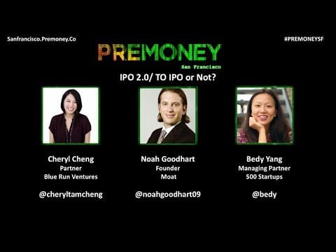 [PreMoney SF 2017]  IPO 2 0/ TO IPO or Not? thumbnail