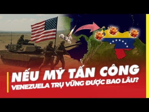 MỸ MẠNH GẤP BAO LẦN VENEZUELA? NẾU MỸ TẤN CÔNG VENEZUELA TRỤ ĐƯỢC BAO LÂU? thumbnail