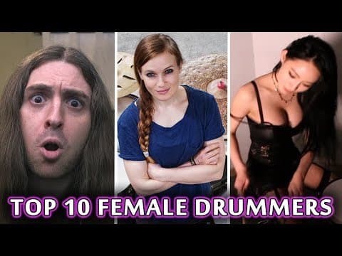 Top 10 Female Drummers! thumbnail