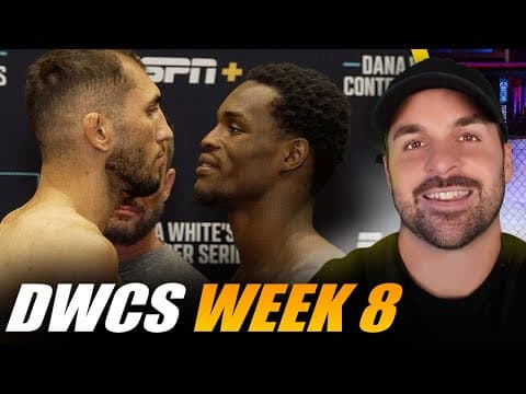 Dana Whites Contender Series Week 8 l Full Card Breakdown and Predictions thumbnail