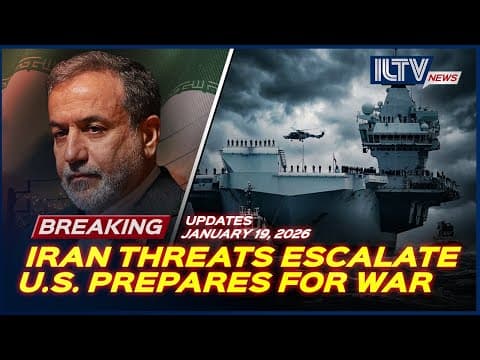 Israel Daily News - January 19, 2026 | Iran Warns: Strike on Khamenei Means War thumbnail
