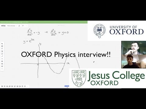 #OXFORD Physics Interview!! thumbnail