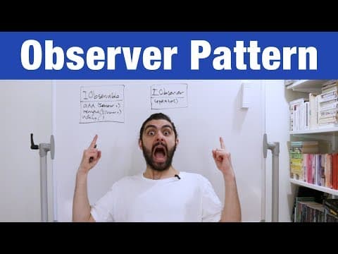 Observer Pattern – Design Patterns (ep 2) thumbnail
