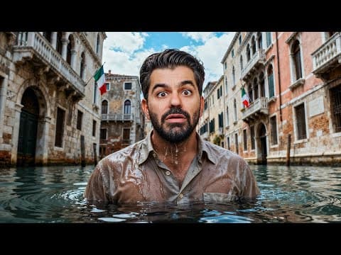 سافرت الى أغرب مدينة عائمة في العالم | فينيسيا (البندقية) 🇮🇹 thumbnail