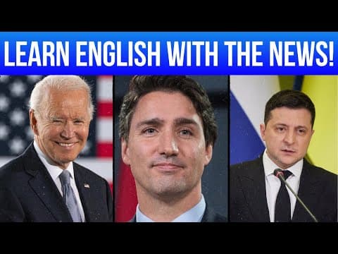 Biden Meets Trudeau and Zelenskyy | Learn English with the News thumbnail