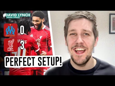 SLOT GOT THIS ABSOLUTELY SPOT ON! | Marseille 0-3 Liverpool reaction thumbnail