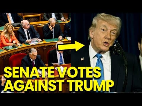 Trump FREAKS OUT Senate VOTES AGAINST HIM on WAR thumbnail