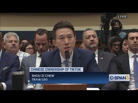 What Did TikTok CEO Shou Zi Chew Say to Congress? thumbnail