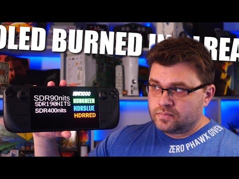 750+ Hours Later 🔥 I "BURNED IN" My Steam Deck OLED thumbnail
