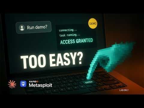 AI + Metasploit = Terrifyingly Easy Hacking is here (demo) thumbnail