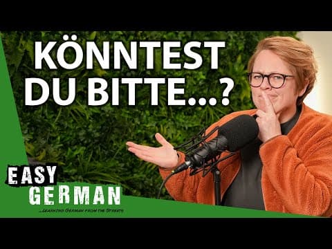 Making Polite Requests in Slow German | Easy German Live thumbnail