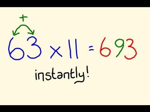 How to Multiply Two-Digit Numbers by 11 Instantly thumbnail