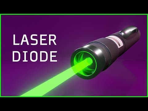 How a LASER DIODE Works ⚡What is a LASER DIODE thumbnail