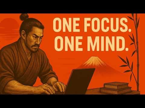 The Japanese Technique to Eliminate Distractions – Ichigyo-Zammai thumbnail