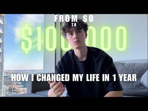 HOW TO CHANGE YOUR LIFE IN 1 YEAR thumbnail