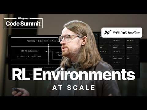 RL Environments at Scale – Will Brown, Prime Intellect thumbnail