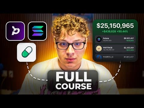 Beginners Guide To Memecoin Trading in 2025 (FREE COURSE) thumbnail