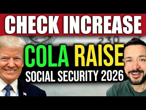 BREAKING: Social Security COLA 2026 Just INCREASED! thumbnail