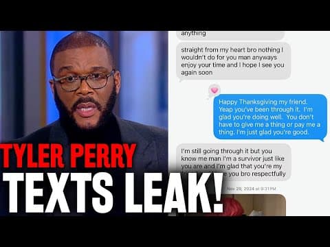 Tyler Perry’s REVEALING Texts With New Accuser After 2ND SHOCKING Lawsuit! thumbnail