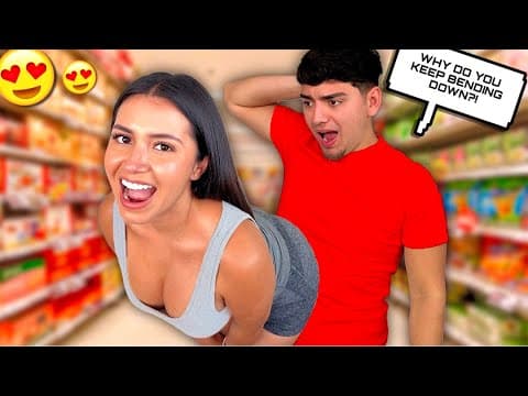 BENDING DOWN  IN FRONT OF MY BOYFRIEND FOR 24 HOURS!! *Gets Freaky* thumbnail