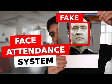 Face recognition + liveness detection: Face attendance system thumbnail