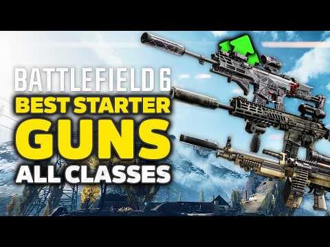 Battlefield 6 - BEST Starter Guns For ALL CLASSES, Attachments & Categories thumbnail
