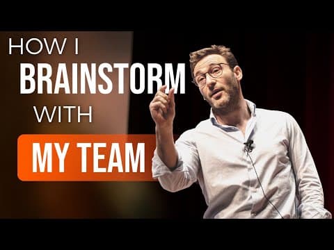 How to Generate Your Best Ideas | Simon Sinek thumbnail