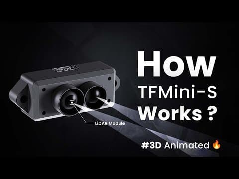 How TFMini-S LiDAR Module works ? | 3D Animated 🔥 thumbnail