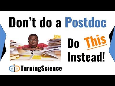 Don't do a postdoc.  Do this instead! thumbnail