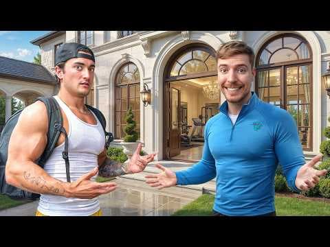 Asking Celebrities to Workout in THEIR Home Gyms - Ft. MrBeast thumbnail