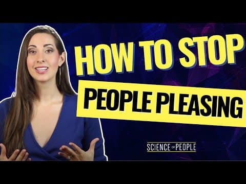 6 Steps to Stop People Pleasing and Start Doing What's Right For You thumbnail