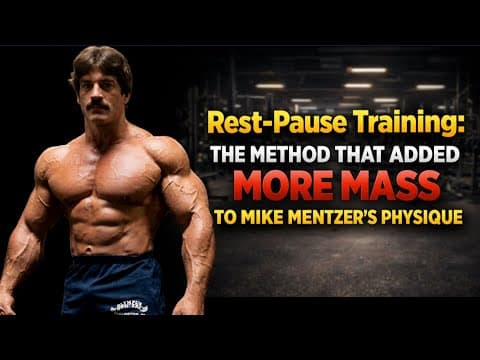 REST-PAUSE TRAINING: THE METHOD THAT ADDED MORE MASS TO MIKE MENTZER’S PHYSIQUE #mikementzer #gym thumbnail