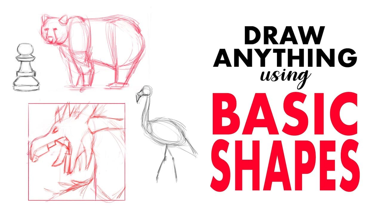 How to Draw Anything Using Basic Shapes | Glasp
