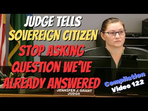Judge WATCHES a Sovereign Citizen Turn a SIMPLE Hearing Into a Maze thumbnail