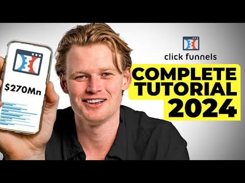 How Do Beginners Build a ClickFunnels Sales Funnel? (2024 Complete Guide) thumbnail